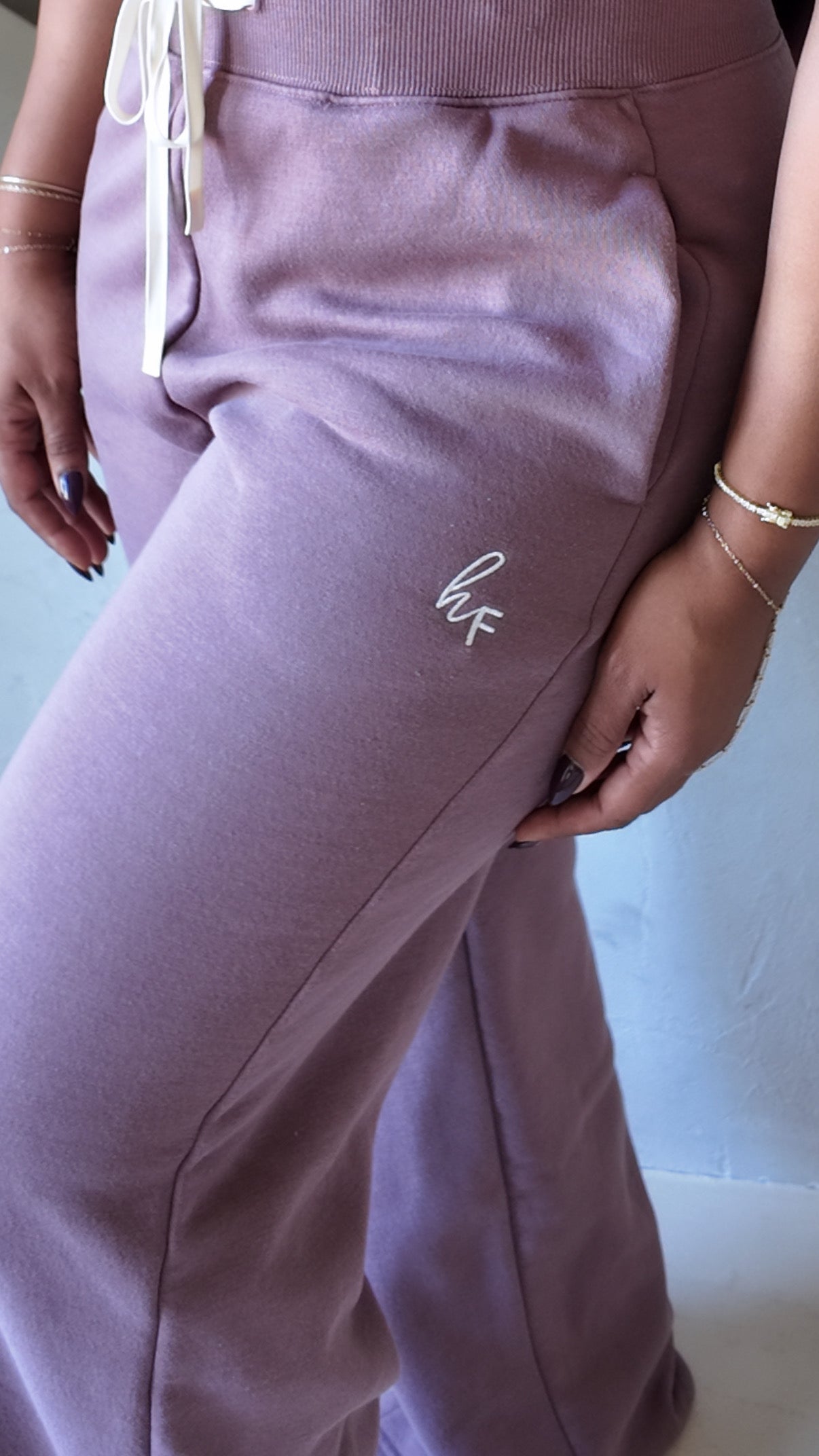 HF Pullover | Wide Leg Fleece Pants Set – herFITNESS Sanctuary